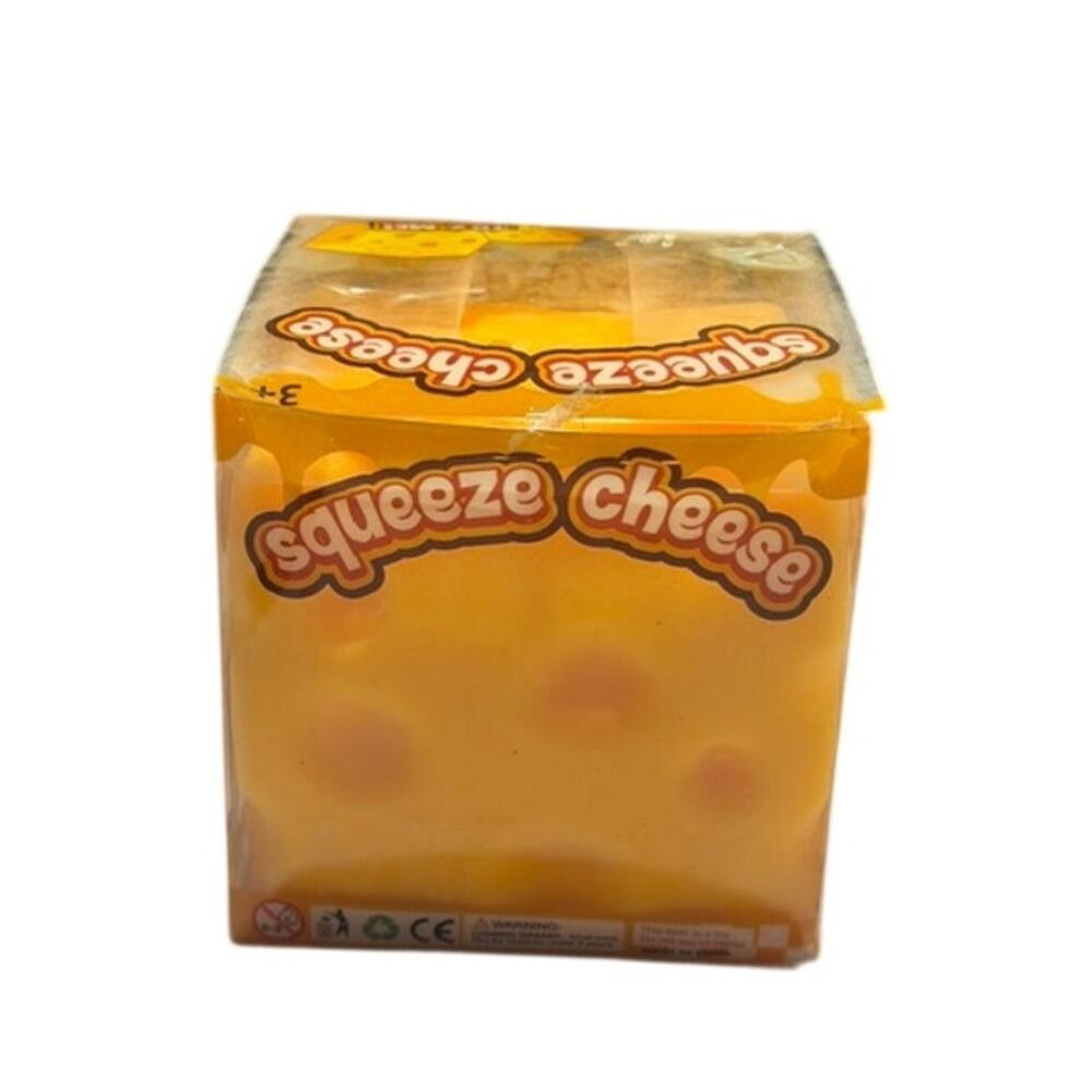 Squeeze Cheese Squishy Sensory Fidget Stress Toy New Sealed